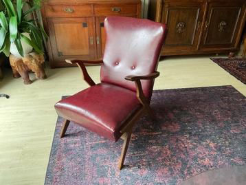 Retro Louis Van Teeffelen fauteuil  beschikbaar voor biedingen
