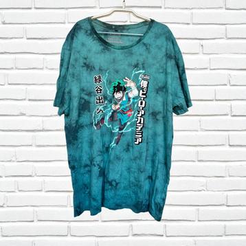 My Hero Academia T-shirt Maat XXXL Blauw Tie Dye Deku beschikbaar voor biedingen