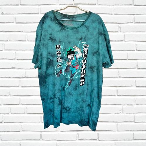 My Hero Academia T-shirt Maat XXXL Blauw Tie Dye Deku, Kleding | Heren, T-shirts, Gedragen, Overige maten, Blauw, Verzenden