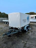 Huifaanhanger tandemasser op kenteken, Auto diversen, Aanhangers en Bagagewagens, Ophalen of Verzenden