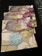 Kussenhoezen 3x nieuw met kaartjes, bladeren motief, Ophalen of Verzenden, Nieuw, Paars, Vierkant