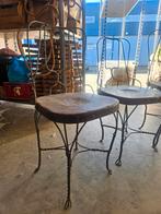 Vintage stoelen uit india, Antiek en Kunst, Antiek | Meubels | Stoelen en Banken, Ophalen of Verzenden