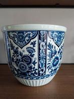 Vintage delfst blauw bloempot. Doorsnee ca 21 cm hoogte 18 c, Antiek en Kunst, Ophalen of Verzenden