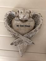 NIEUW! Gedenksteen hond “MY BEST FRIEND” polystone, Ophalen of Verzenden, Nieuw