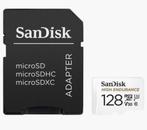SanDisk High Endurance geheugenkaart 128GB (winkel € 17,95), SDXC, Nieuw, Ophalen of Verzenden, Fotocamera