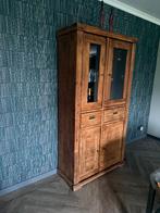vitrine kast eventueel i.c.m. tv meubel, Ophalen, 50 tot 100 cm, Zo goed als nieuw, 150 tot 200 cm
