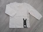Wit Z8 shirt met konijn | Maat 62, Kinderen en Baby's, Babykleding | Maat 62, Shirtje of Longsleeve, Ophalen of Verzenden, Jongetje of Meisje