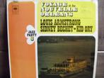Armstrong, Bechet, Ory "Jazz Party vol.3" LP, Cd's en Dvd's, Vinyl | Jazz en Blues, Gebruikt, Verzenden, 1940 tot 1960, 12 inch