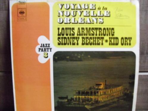 Armstrong, Bechet, Ory "Jazz Party vol.3" LP, Cd's en Dvd's, Vinyl | Jazz en Blues, Gebruikt, Jazz, 1940 tot 1960, 12 inch, Verzenden