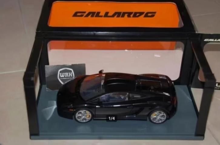 1:18 Lamborghini Gallardo black Autoart 74572 in box WRH, Hobby en Vrije tijd, Modelauto's | 1:18, Zo goed als nieuw, Auto, Autoart