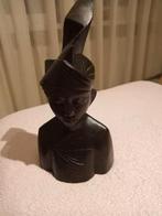 borst beeld van een man uit Indonesië bruidegom, Verzamelen, Beelden en Beeldjes, Ophalen of Verzenden, Gebruikt, Mens