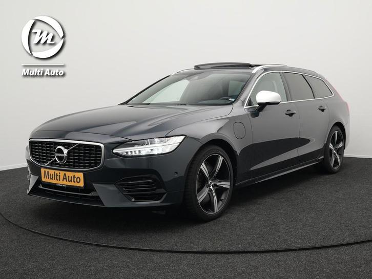 Volvo V90 T8 AWD R-Design Plug In Hybrid 394pk PHEV | Panoda, Auto's, Volvo, Bedrijf, Te koop, V90, 4x4, ABS, Adaptive Cruise Control