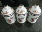 Voorraadpotten met rozen, echt oude, zeer mooi., Antiek en Kunst, Ophalen of Verzenden