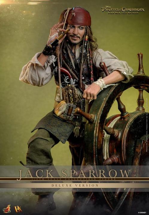 Hot Toys DX38 Pirates Of The Caribbean Jack Sparrow Deluxe, Verzamelen, Film en Tv, Nieuw, Film, Actiefiguur of Pop, Ophalen of Verzenden