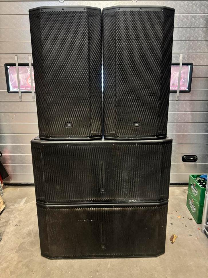 JBL SRX835p toppen en SRX828SP Subwoofers, Audio, Tv en Foto, Professionele Audio-, Tv- en Video-apparatuur, Gebruikt, Audio, Ophalen
