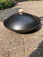 Grote gietijzeren pan, Huis en Inrichting, Ophalen, Zo goed als nieuw, Gietijzer, Koekenpan of Braadpan