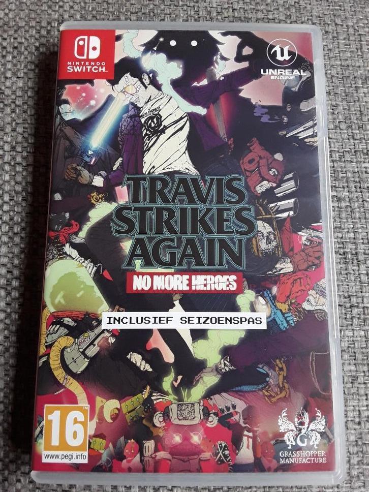 Nintendo Switch Game Travis Strikes Again No More Heroes, Spelcomputers en Games, Games | Nintendo Switch, Zo goed als nieuw, 2 spelers