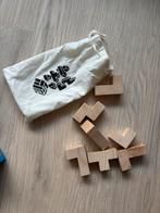 Houten Puzzel met Zak, Ophalen of Verzenden, Zo goed als nieuw, Overige typen