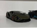 Lamborghini sian 1:24, Ophalen of Verzenden, Zo goed als nieuw, Bburago