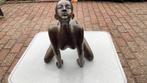 Ondeugende positie bronze naakte dame, Antiek en Kunst, Antiek | Koper en Brons, Ophalen of Verzenden, Brons