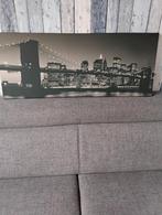 Schilderij Skyline New York, Ophalen of Verzenden, Zo goed als nieuw, Schilderij, 75 tot 100 cm
