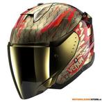 Shark Skwal i3 Jet Venum Jethelm, Zwart-Rood, Motoren, Ophalen of Verzenden, Nieuw met kaartje