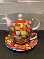 Tea for one Theepotje met kop en schotel (271124c), Huis en Inrichting, Keuken | Servies, Ophalen of Verzenden, Zo goed als nieuw