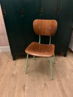 Vintage Stoel met Mintgroen Frame, Huis en Inrichting, Stoelen, Ophalen, Gebruikt, Overige kleuren, Hout