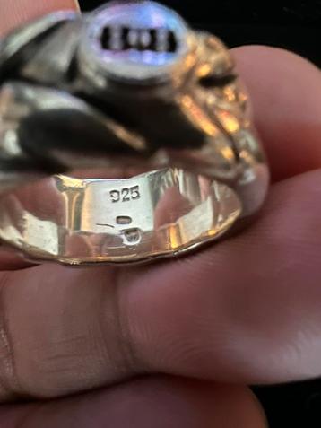 Buddha to buddha ring 925 zilver beschikbaar voor biedingen