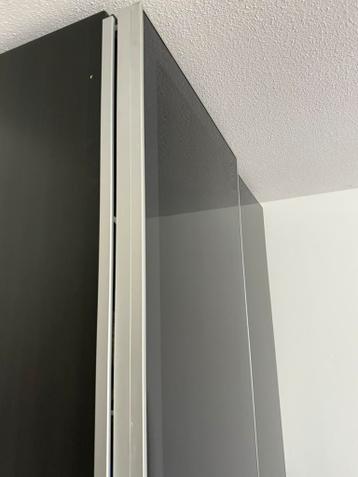 Ikea pax glazenschuifdeuren compleet 2x- 236x 75cm - afbeelding 2