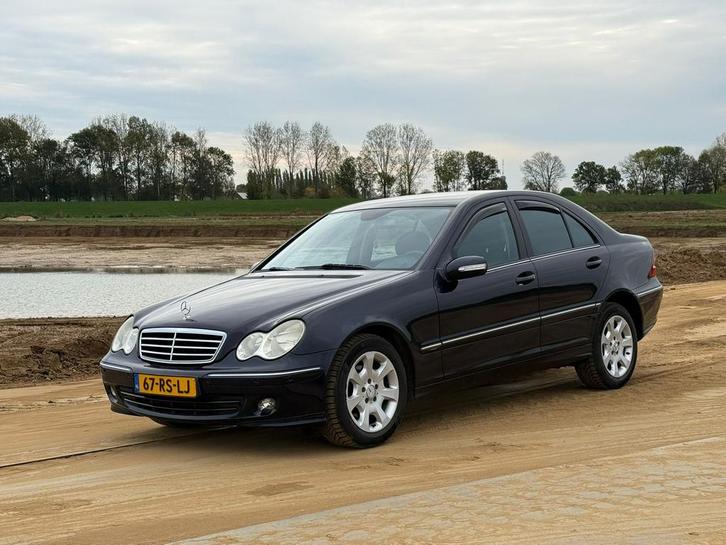 Mercedes-Benz C-Klasse 2.2 CDI C200 Sedan AUT 2005 Blauw, Auto's, Mercedes-Benz, Particulier, ABS, Airbags, Airconditioning, Alarm