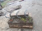 5 Fietsbeugels met poer - ideaal voor stalling, Tuin en Terras, Palen, Balken en Planken, Ophalen, Gebruikt, Minder dan 180 cm