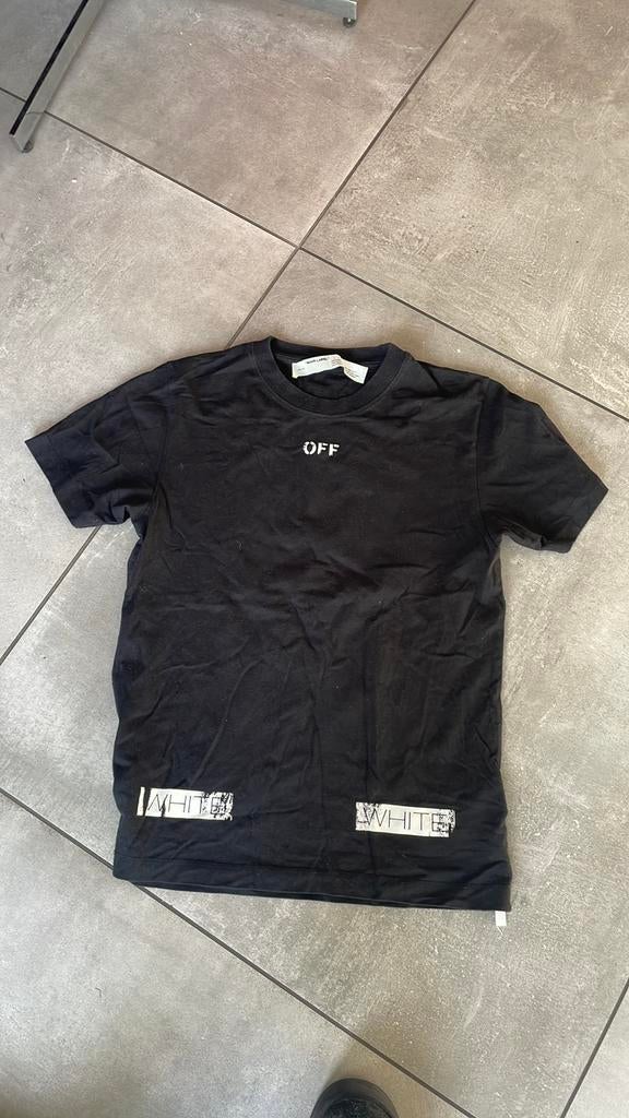 Off white shirt mt s, Kleding | Heren, T-shirts, Zo goed als nieuw, Ophalen of Verzenden