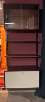 Poul Cadovius by Royal System vintage modulair wandsysteem, Huis en Inrichting, Kasten | Wandmeubels, Gebruikt, 200 cm of meer
