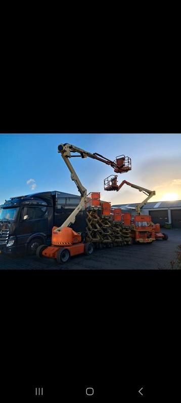 Hoogwerker, Heftruck of Stapelaar Huren? MH Machines. beschikbaar voor biedingen