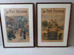Oude posters/ Schilderijen. Le Petit Parisién. Pr.p/st., Minder dan 50 cm, 50 tot 75 cm, Overige typen, Ophalen of Verzenden