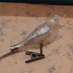 Vintage kerstbal vogel op knijper., Ophalen of Verzenden
