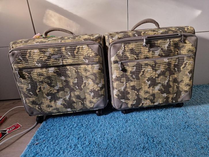 Set Trolleys van OWL (Reiskoffers), Sieraden, Tassen en Uiterlijk, Koffers, Zo goed als nieuw, Hard kunststof, 50 tot 60 cm, 35 tot 45 cm