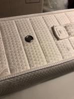 Twee losse Pullman Boxspring Classic bedden, Ophalen, 90 cm, Eenpersoons, Bruin