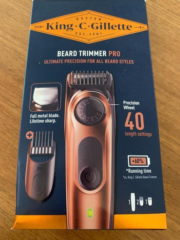 Baardtrimmer - King C Gilette, Sieraden, Tassen en Uiterlijk, Uiterlijk | Gezichtsverzorging, Zo goed als nieuw, Verzorging, Gehele gezicht