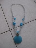 Apart blauwe kralenketting, Ophalen of Verzenden, Nieuw, Blauw, Overige materialen