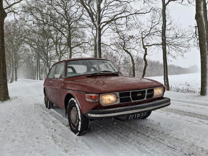 Saab 99 2.0 Glcm 1975, Bruin op LPG, APK-en MRB vrij, 5-bak, Auto's, Saab, Particulier, Saab 99, LPG, Hatchback, Handgeschakeld