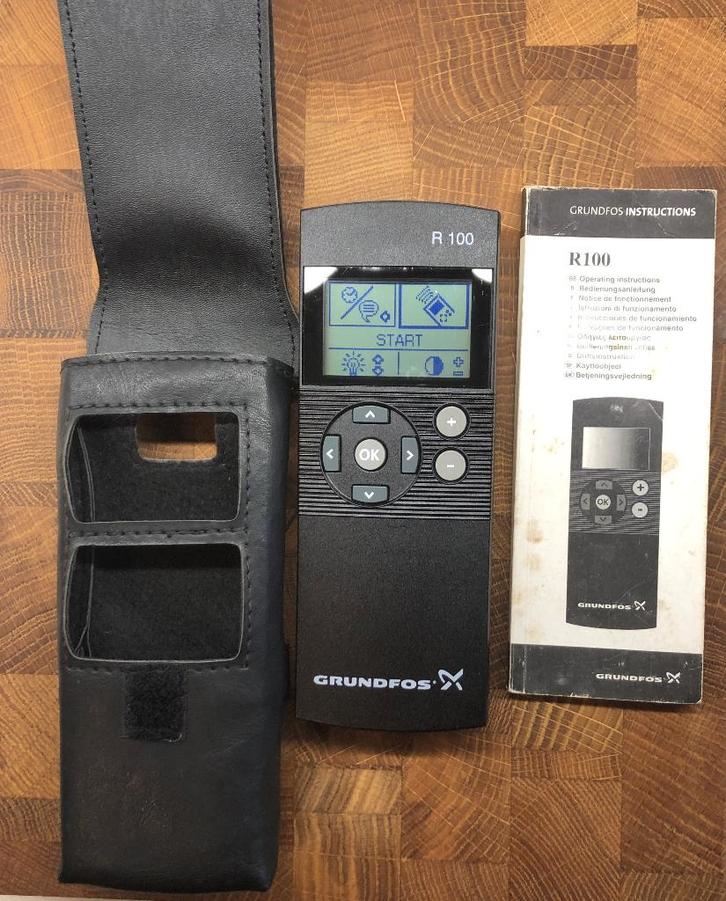 R 100 R100 Grundfos infrarood afstandsbediening voor magna, Doe-het-zelf en Verbouw, Verwarming en Radiatoren, Zo goed als nieuw