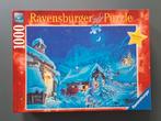 Kerstpuzzel Ravensburger 1000 stukjes, Hobby en Vrije tijd, Denksport en Puzzels, Ophalen of Verzenden, 500 t/m 1500 stukjes, Zo goed als nieuw