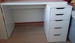 Bureau met losse ladenblok Ikea, wit, Huis en Inrichting, Ophalen, Gebruikt