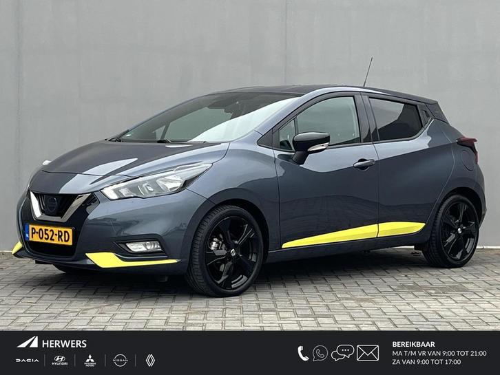 Nissan Micra 1.0 IG-T Kiiro / 100% Dealeronderhouden / Navig, Auto's, Nissan, Bedrijf, Te koop, Micra, ABS, Airbags, Airconditioning