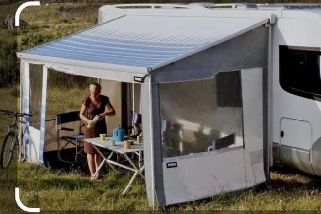 Thule Safari Residence voortent met veel ramen, zgan, Ophalen, Zo goed als nieuw