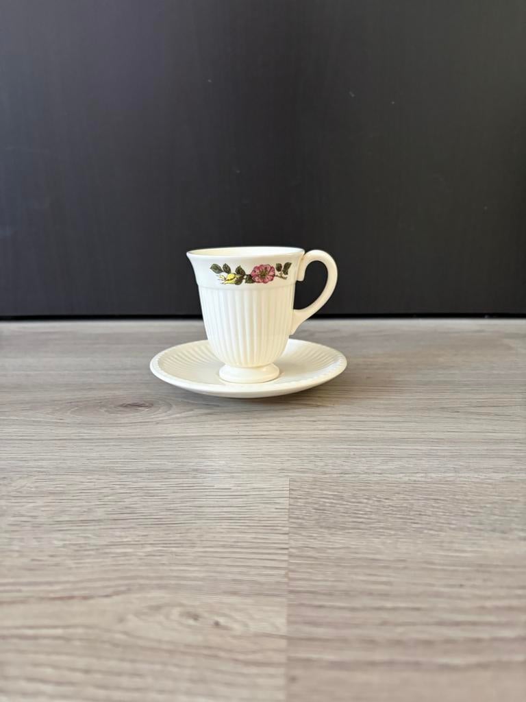 Wedgewood briar rose koffiekopje 4 stuks, Ophalen of Verzenden