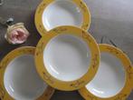 4 Arzberg Cult Flying Sieger Design Diepe Borden, Keramiek, Ophalen of Verzenden, Zo goed als nieuw, Bord(en)