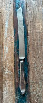 Zilveren 835/1000 broodmes puntfilet Gebr. Huisman 1936, Antiek en Kunst, Antiek | Bestek, Ophalen of Verzenden